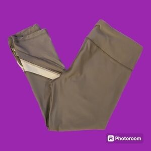 RBX Gray Low Rise Exercise Yoga Cropped Leggings